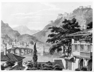 Ville de Berat au début du XIXe siècle, de 
